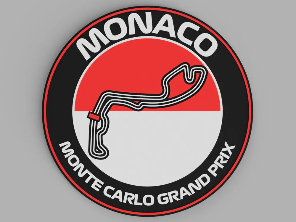 3D Printed Drinks Coaster- Monaco