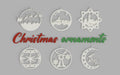 3D Printed Christmas Ornaments