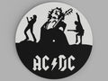 3D Printed Drinks Coaster- AC/DC
