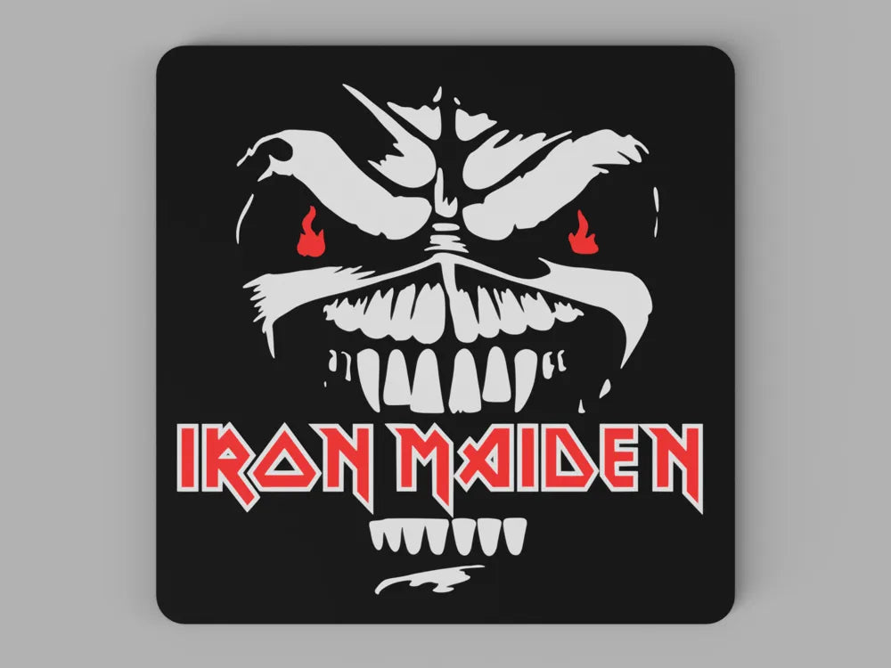 3D Printed Drinks Coaster- Iron Maiden