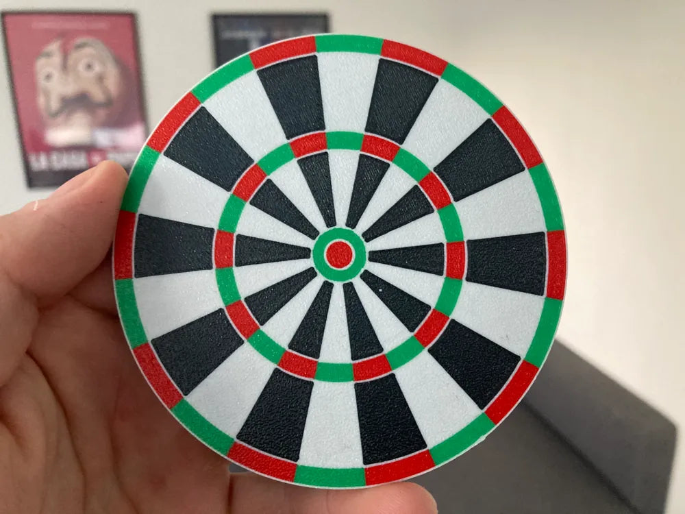 3D Printed Drinks Coaster- Dart Board
