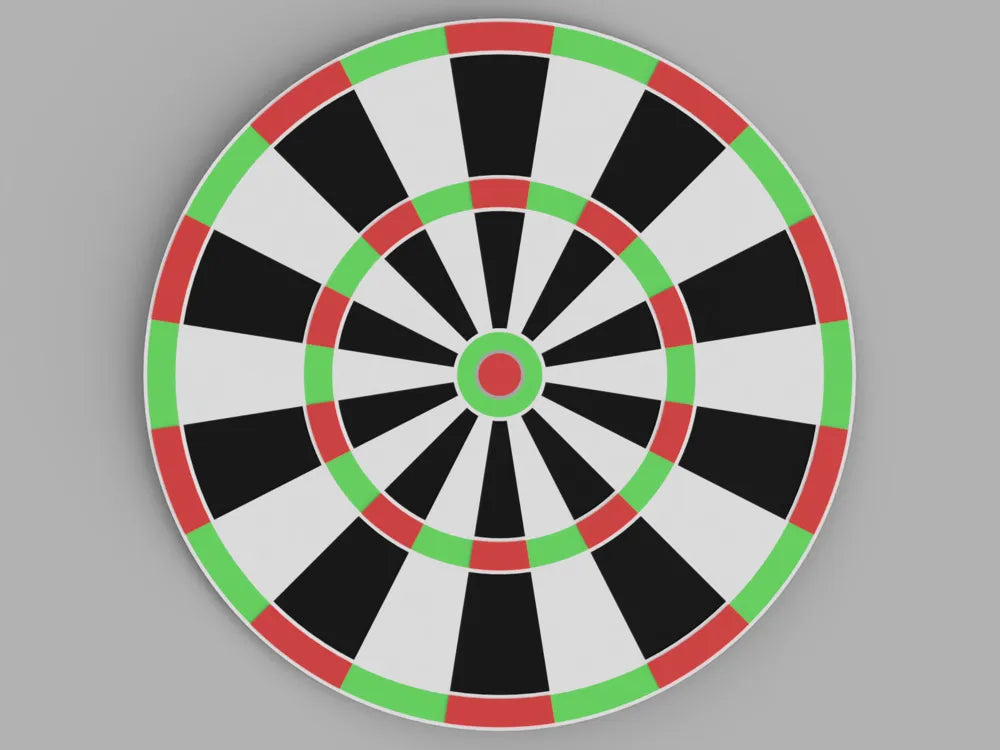 3D Printed Drinks Coaster- Dart Board