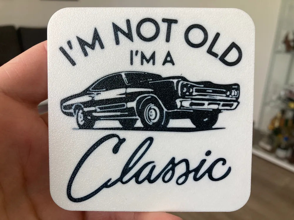 3D Printed Drinks Coaster- Car Classic