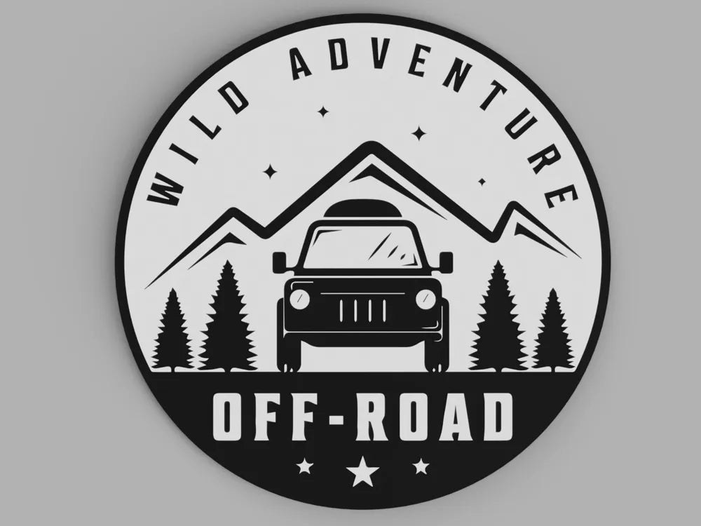 3D Printed Drinks Coaster- OFF ROAD