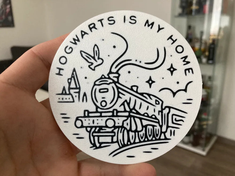 3D Printed Drinks Coaster- Hogwarts