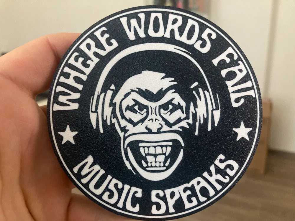 3D Printed Coaster- Music Speaks