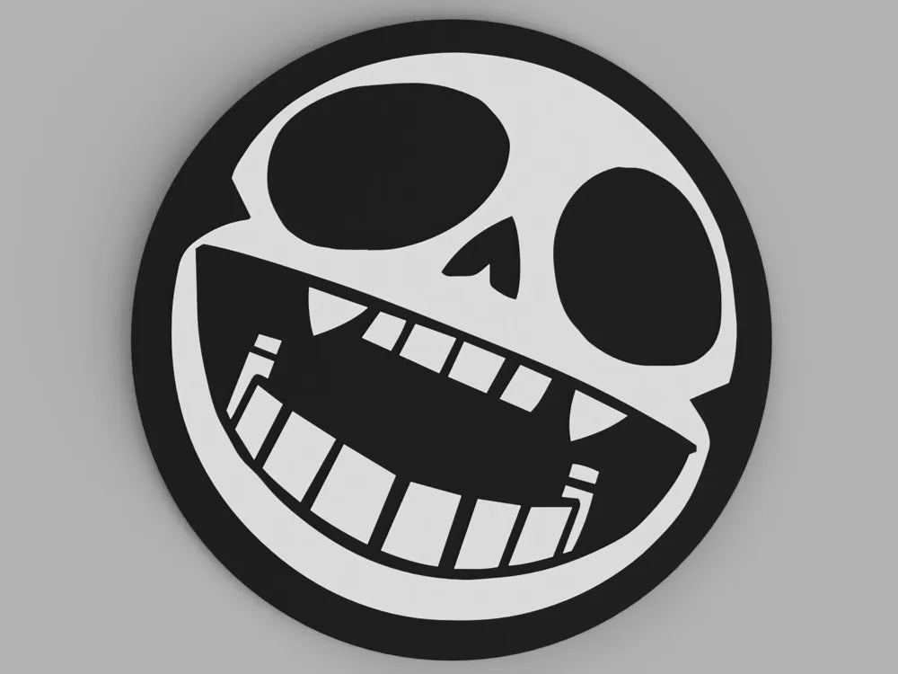 3D Printed Drinks Coaster- Halloween Skull