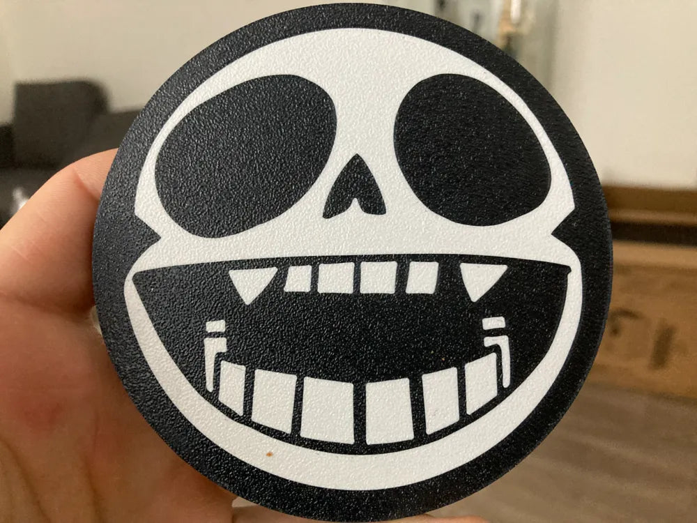3D Printed Drinks Coaster- Halloween Skull