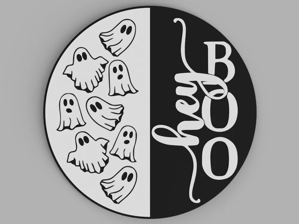 3D Printed Drinks Coaster- Halloween Boo