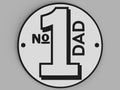 3D Printed Drinks Coaster- No1 Dad