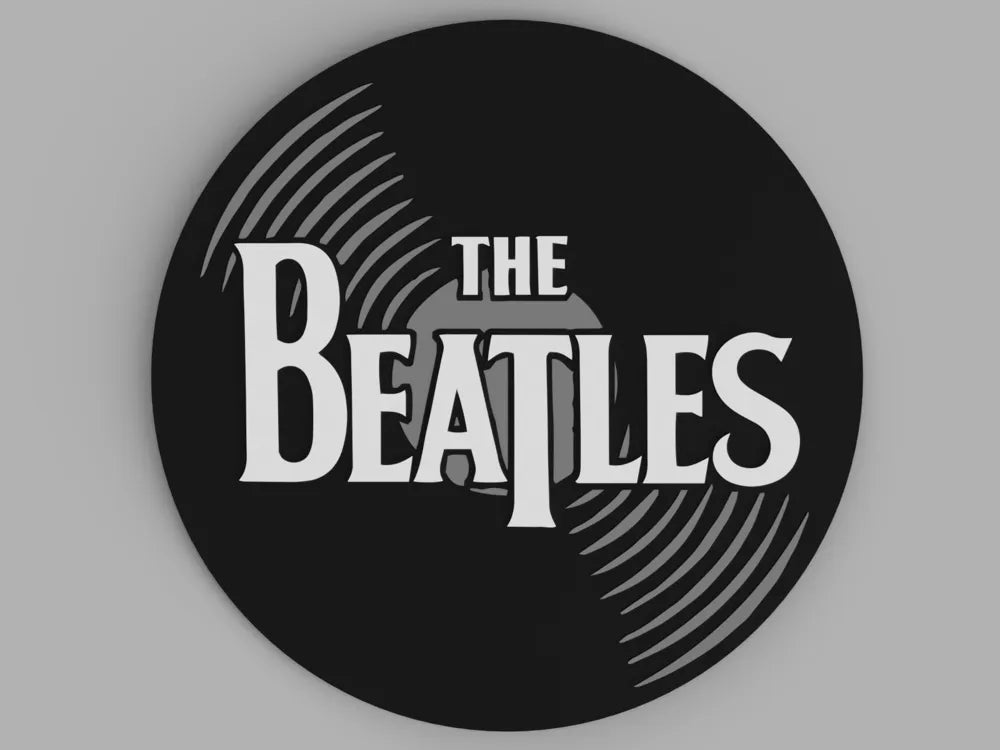 3D Printed Drinks Coaster- The Beatles