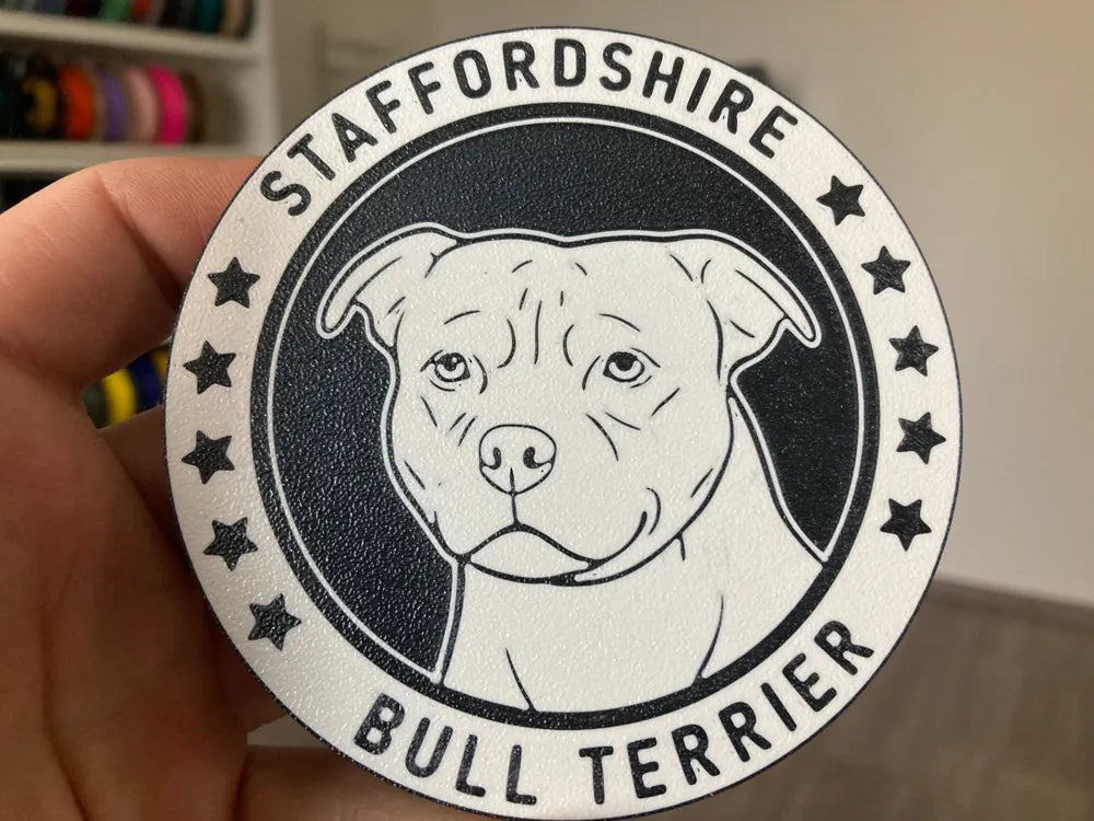 3D Printed Drinks Coaster- Staffordshire
