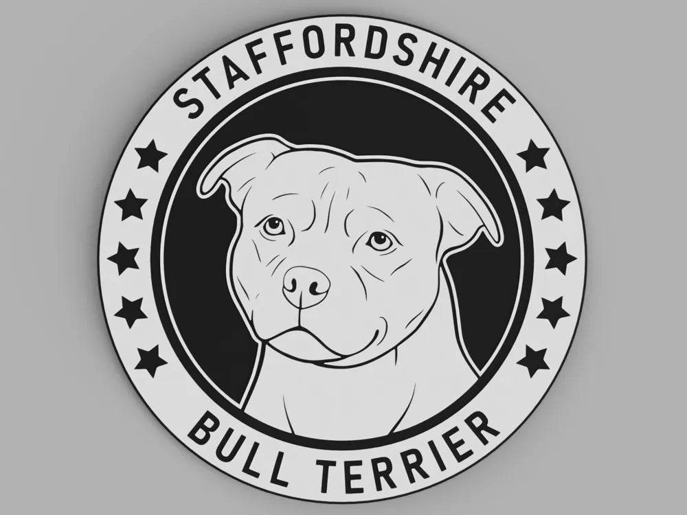 3D Printed Drinks Coaster- Staffordshire