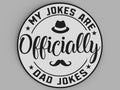 3D Printed Drinks Coaster- Dad Jokes