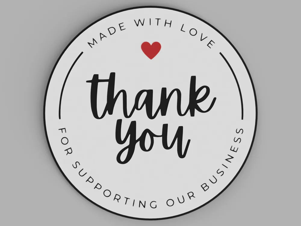 3D Printed Thank You For Supporting Coaster