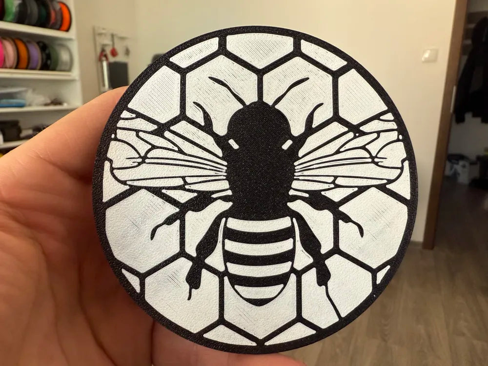 3D Printed Drinks Coaster- Bee