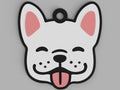 3D Printed Keychain- French Bulldog