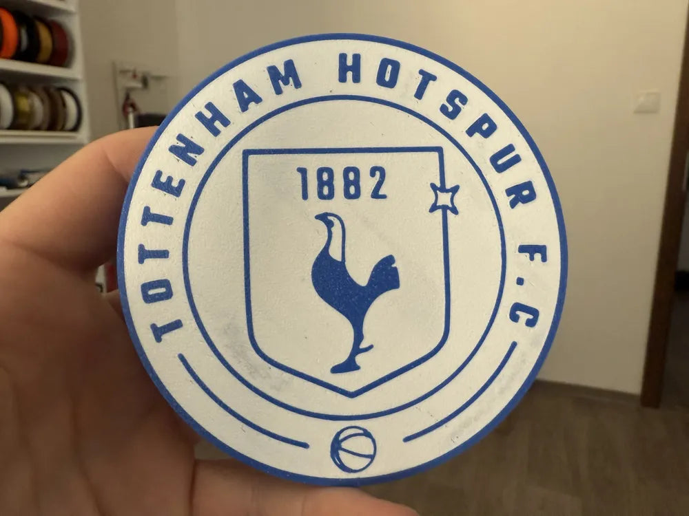 3D Printed Drinks Coaster- Tottenham