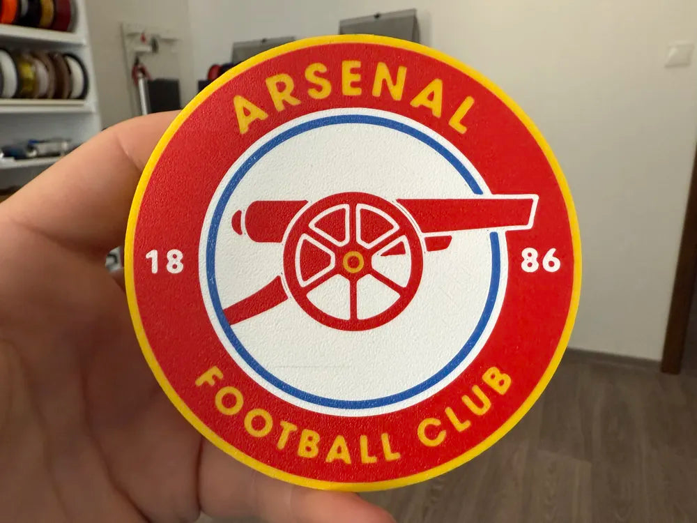 3D Printed Drinks Coaster- Arsenal