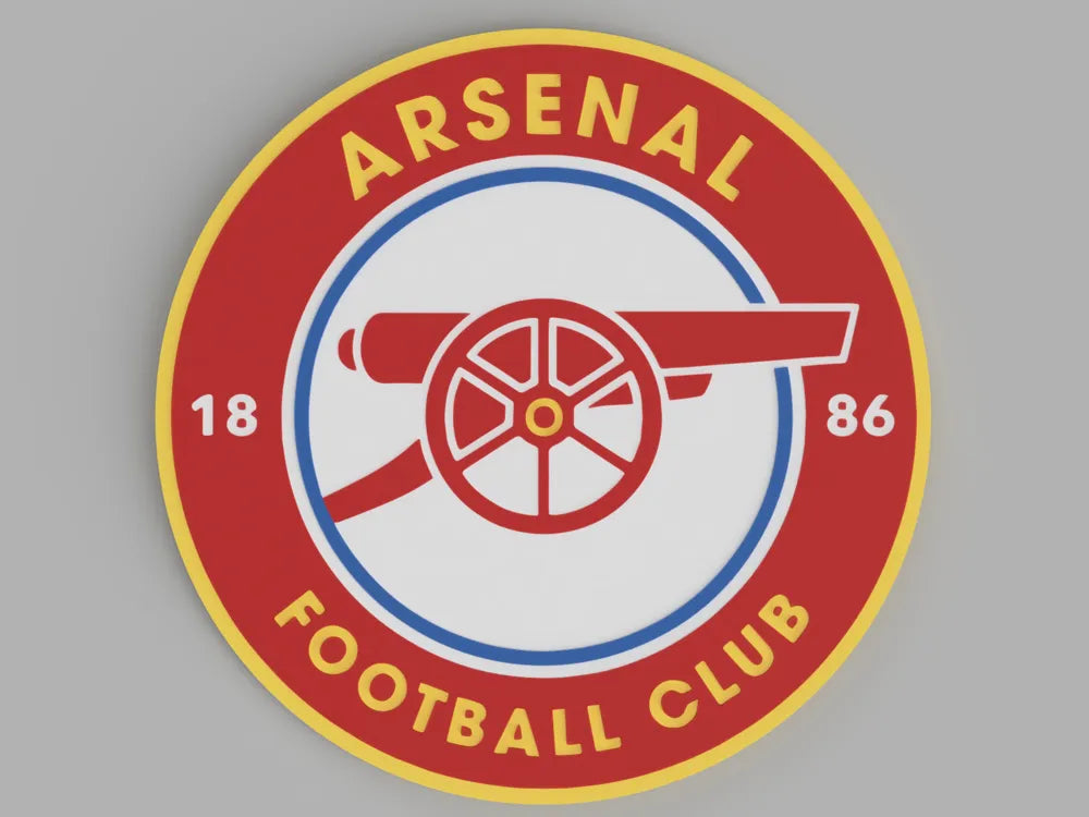 3D Printed Drinks Coaster- Arsenal