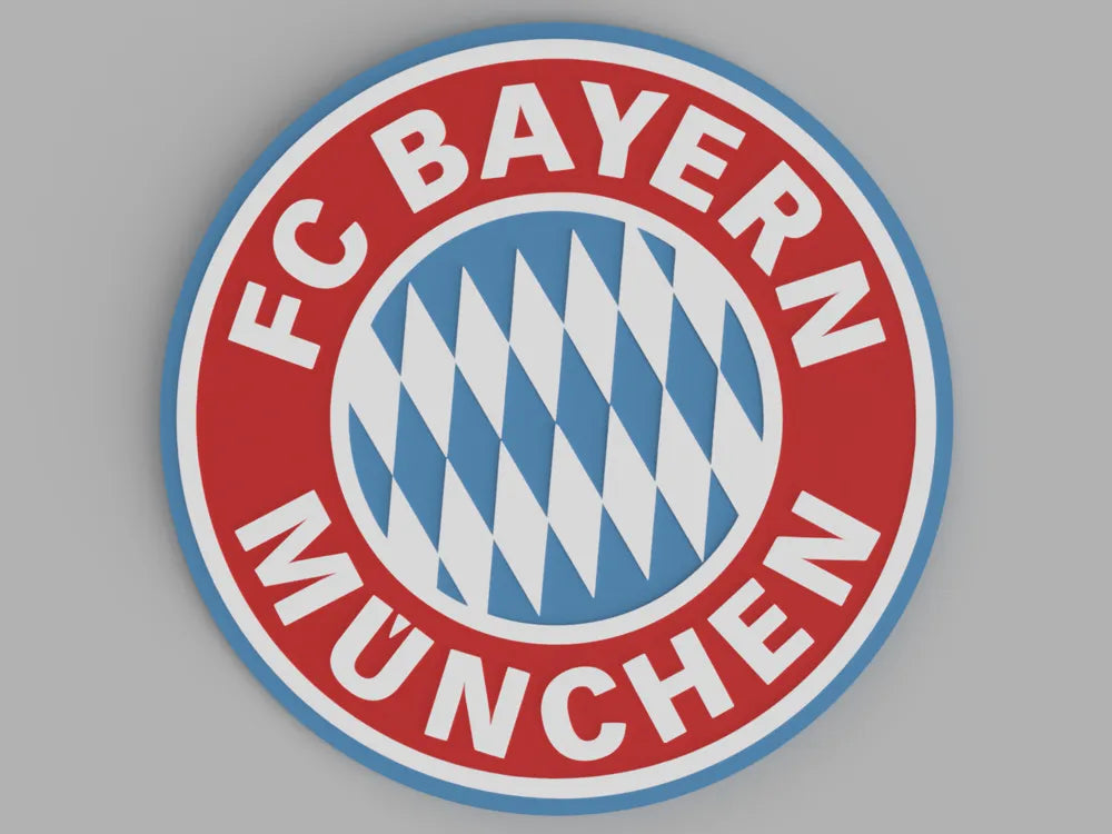 3d Printed Drinks Coaster- Bayern