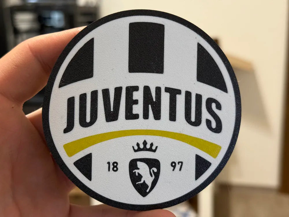 3D Printed Drinks Coaster- Juventus