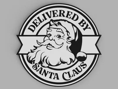 3D Printed Coaster- Santa Claus
