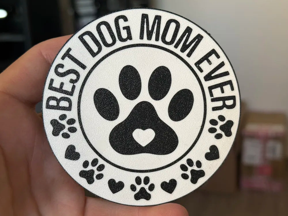 3d Printed Drinks Coaster- Best Mom Ever