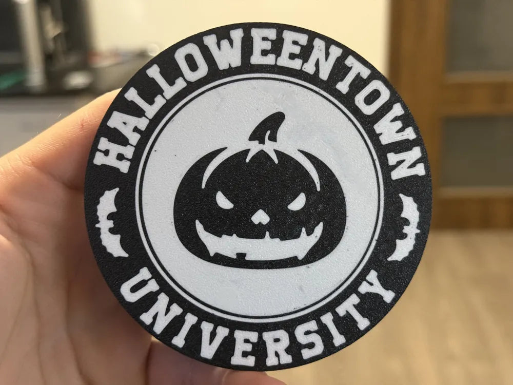 3D Printed Drinks Coaster- Halloween University