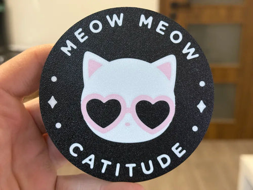 3D Printed Coasters- Catitude