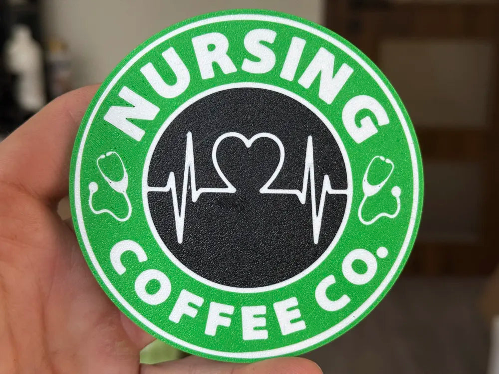 3D Printed Coaster- Nursing