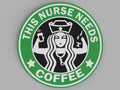 3D Printed Coaster- This Nurse
