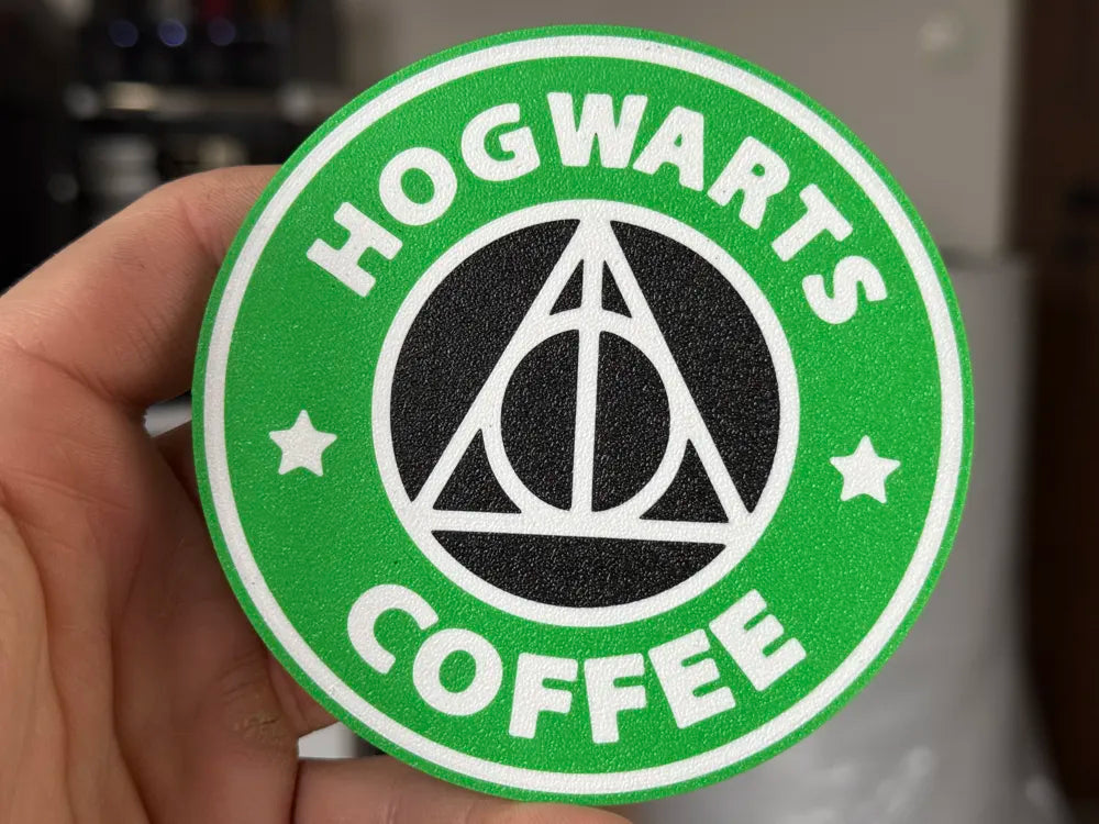 3D Printed Drinks Coaster- Hogwarts Coffee