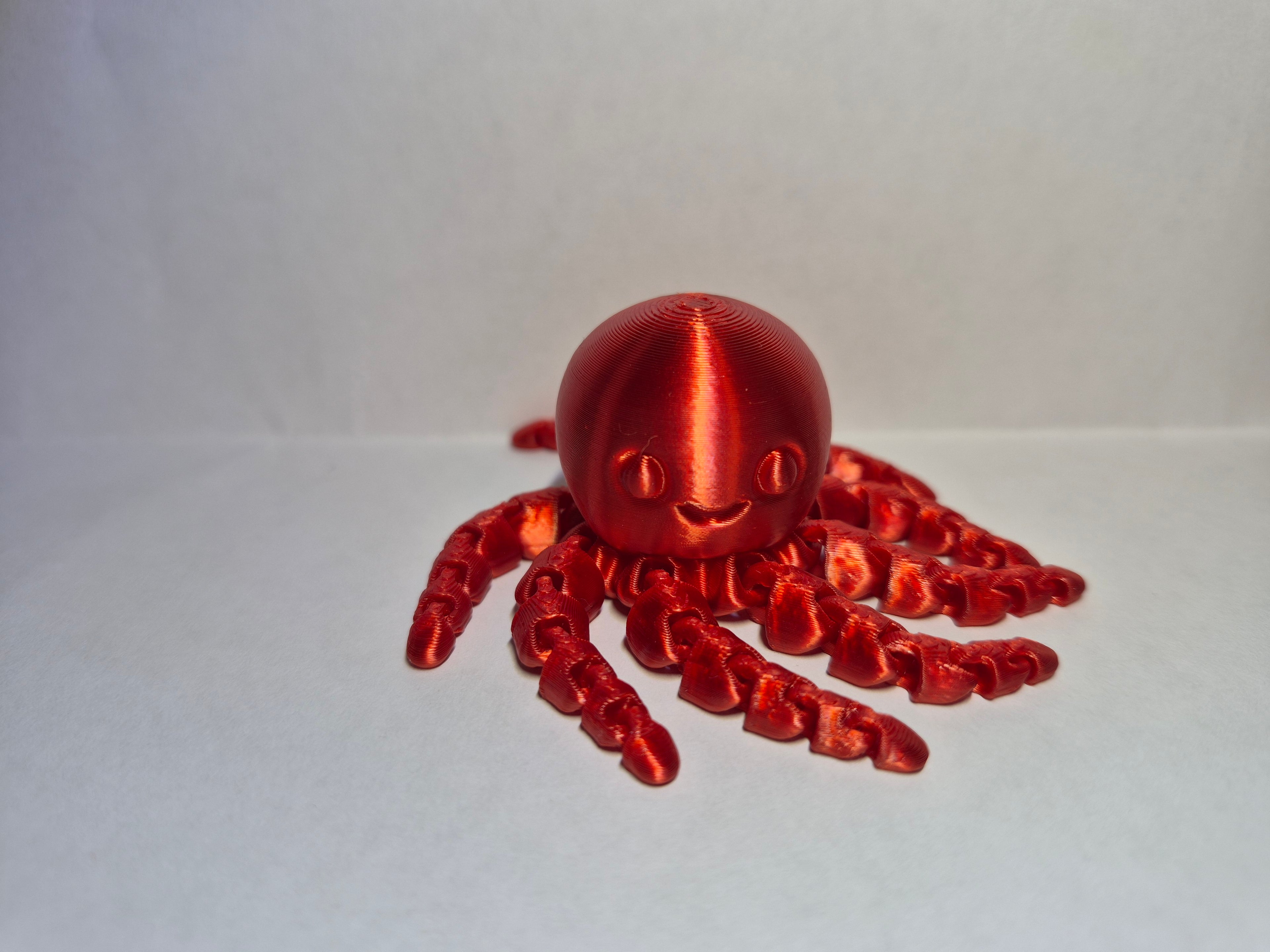 3D Printed Articulated Octopus- Many Colours