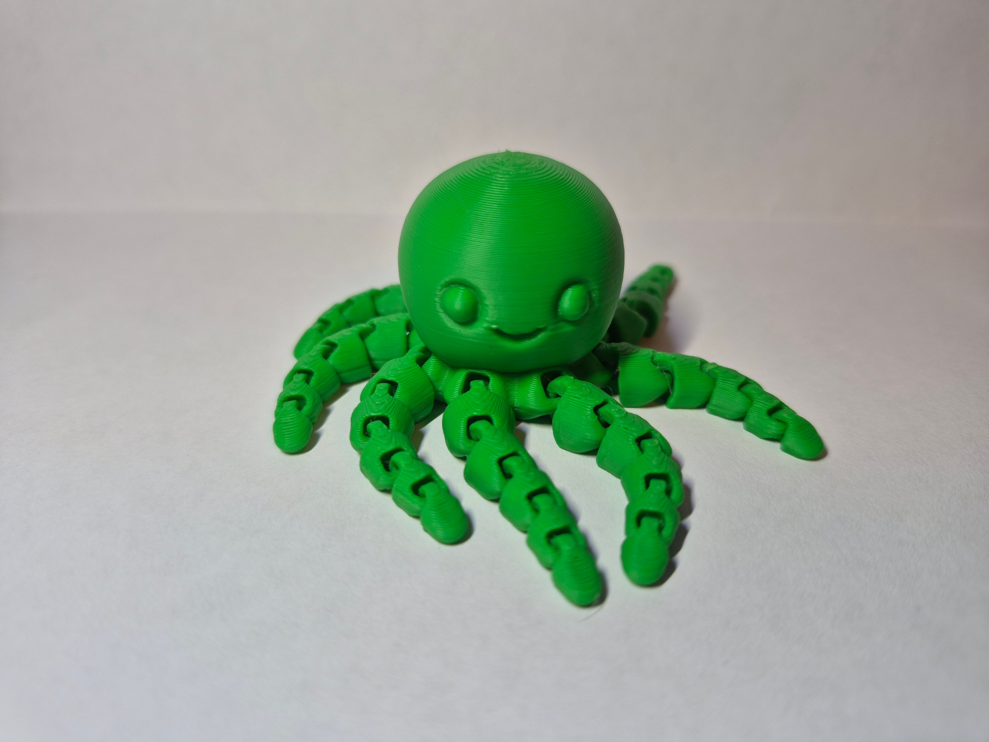 3D Printed Articulated Octopus- Many Colours