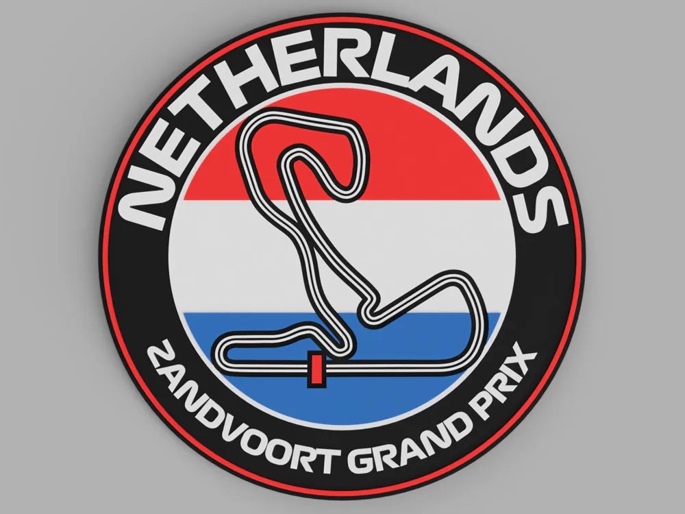 3D Printed Drinks Coaster- Zandvoort