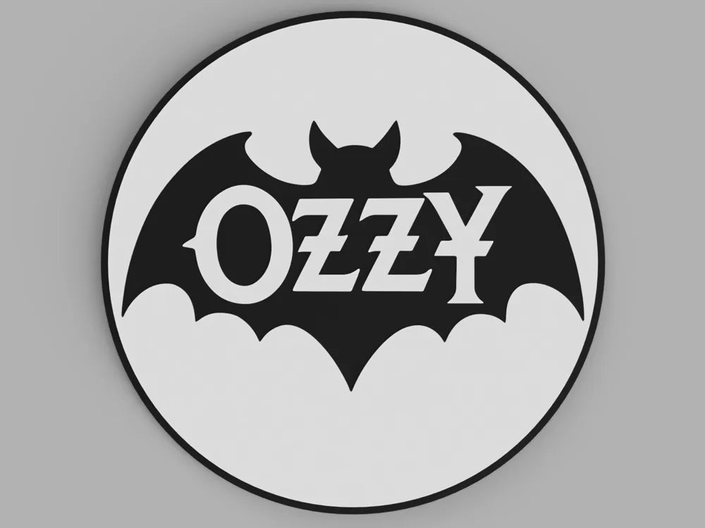 3D Printed Drinks Coaster- Ozzy