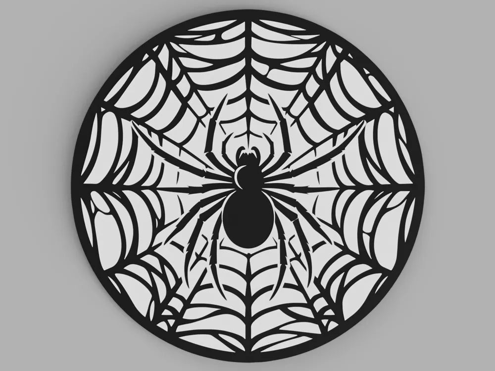 3D Printed Drinks Coaster- Spider