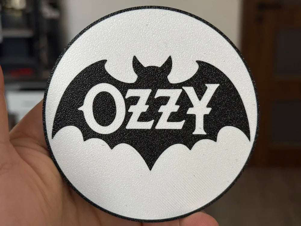 3D Printed Drinks Coaster- Ozzy