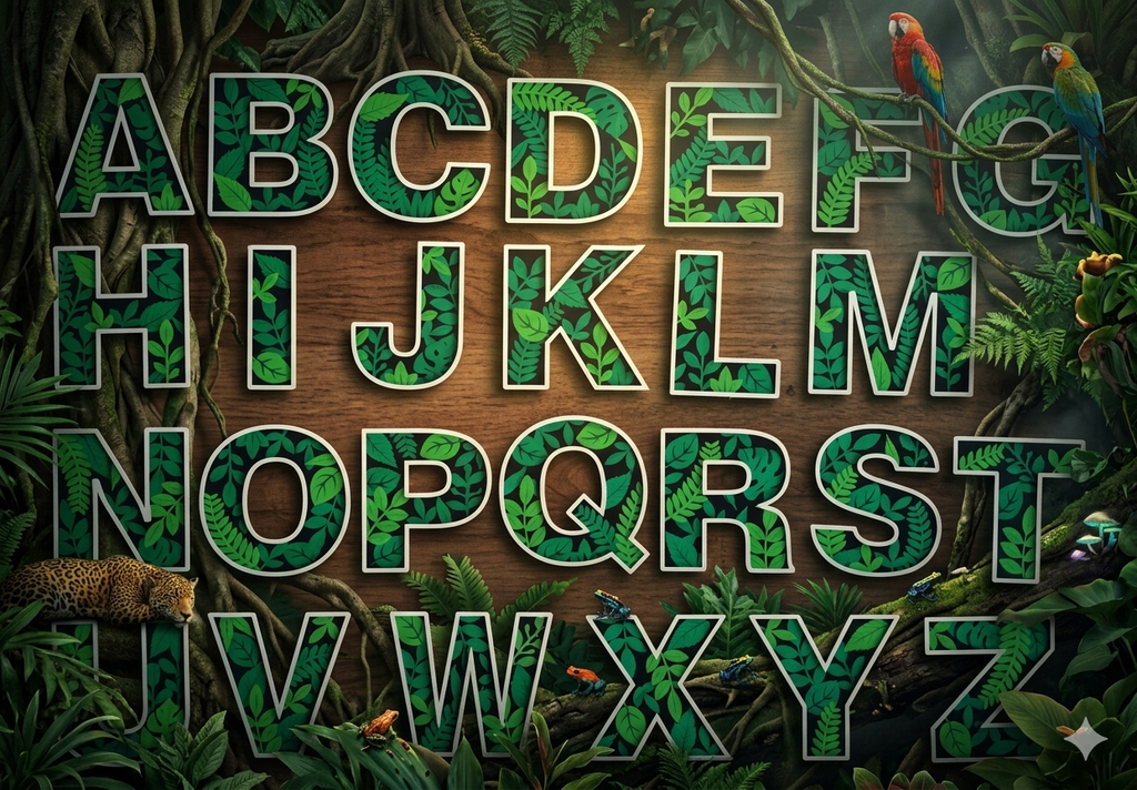 3D Printed Letters A-Z (Colour Can Be Changed)