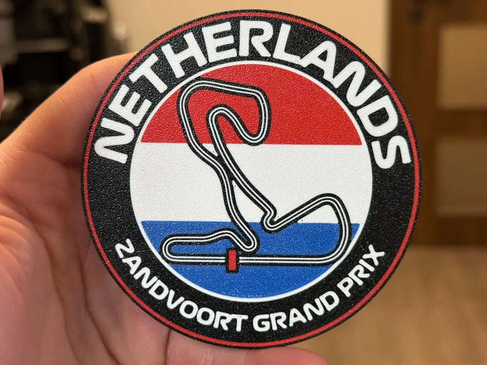 3D Printed Drinks Coaster- Zandvoort