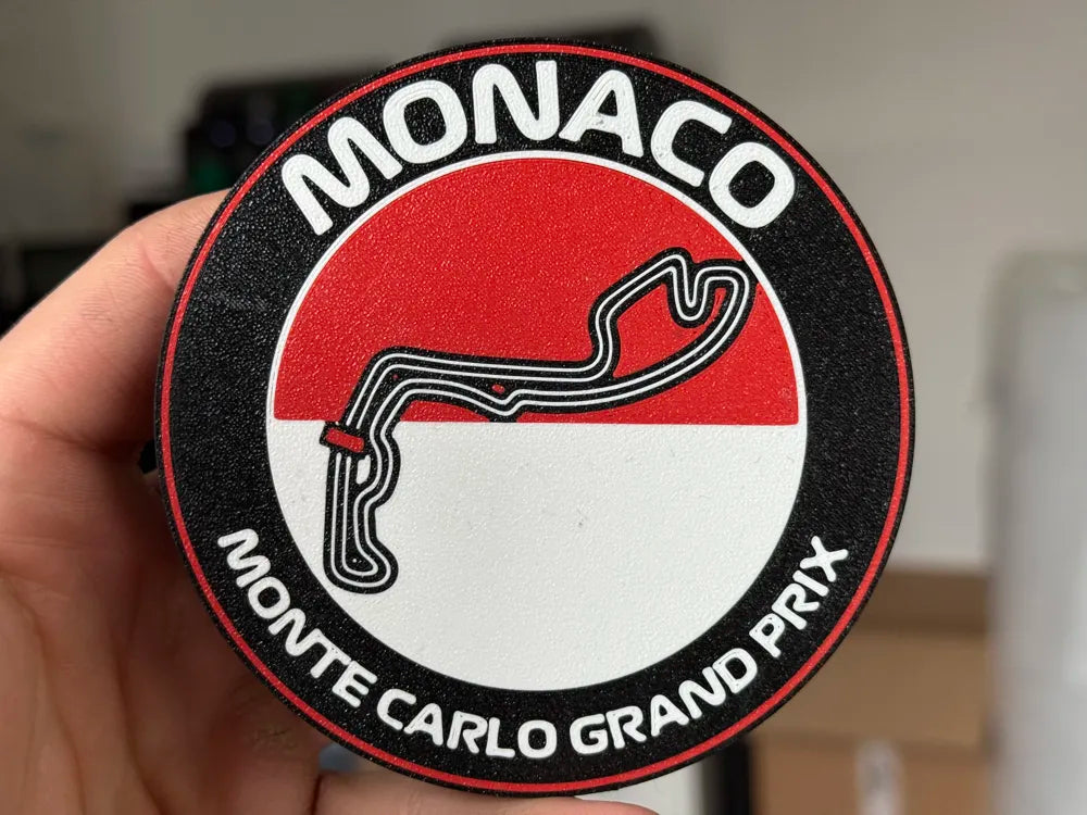 3D Printed Drinks Coaster- Monaco